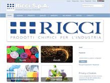 Tablet Screenshot of fratelliricci.com